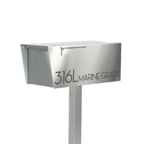 marine grade stainless steel post box|ANTHONY S316 the Minimalist All Stainless Steel .